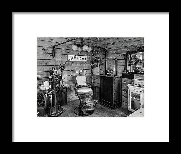 America Framed Print featuring the photograph Antique Dentist Office by Darryl Brooks