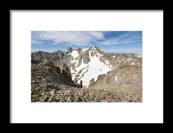 Colorado Framed Print featuring the photograph Apache and Navajo Peaks - Indian Peaks Wilderness by Aaron Spong