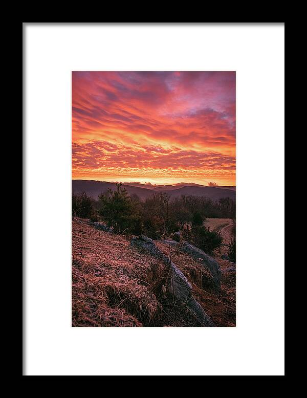 Sunrise Framed Print featuring the photograph Apocalyptical Sunrise by Tricia Louque