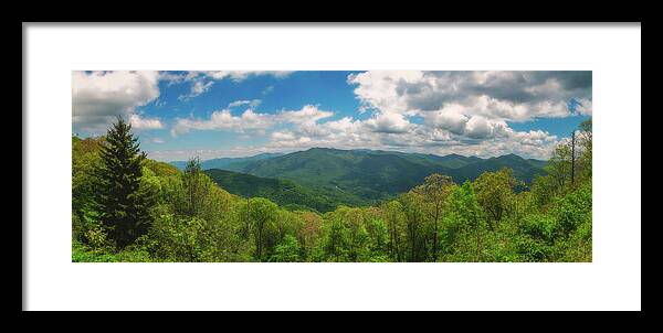 Blue Ridge Parkway Framed Print featuring the photograph Appalachian Summer by Robert J Wagner