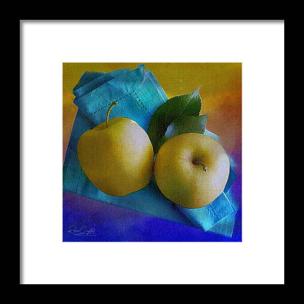 Apples Framed Print featuring the photograph Apples On The Square by Rene Crystal