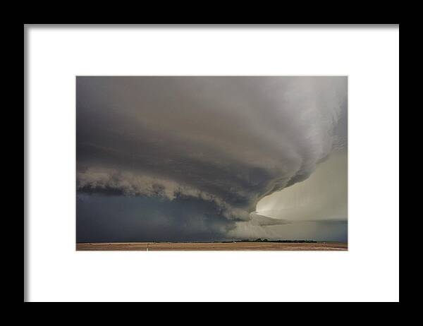 Tornado Framed Print featuring the photograph Approaching Mothership by Ed Sweeney