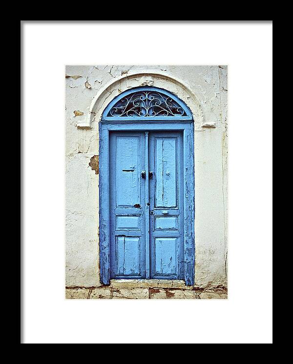 Porta Araba Framed Print featuring the photograph Arabic door by Al Fio Bonina