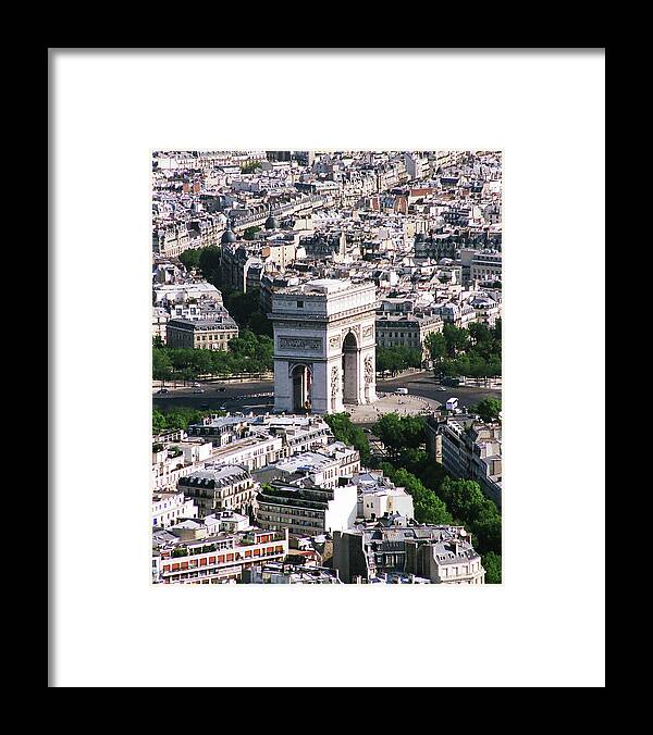 France Framed Print featuring the photograph Arc de Triomphe by Jim Feldman