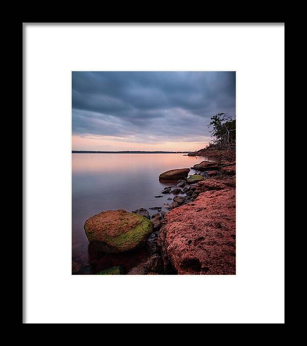 Arcadia Framed Print featuring the photograph Arcadia Rocky Shore by Hillis Creative