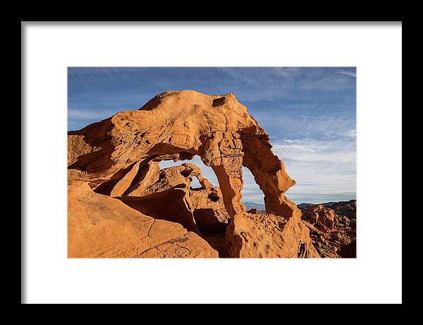 Nevada Framed Print featuring the photograph Arch in Arch by Whit Richardson
