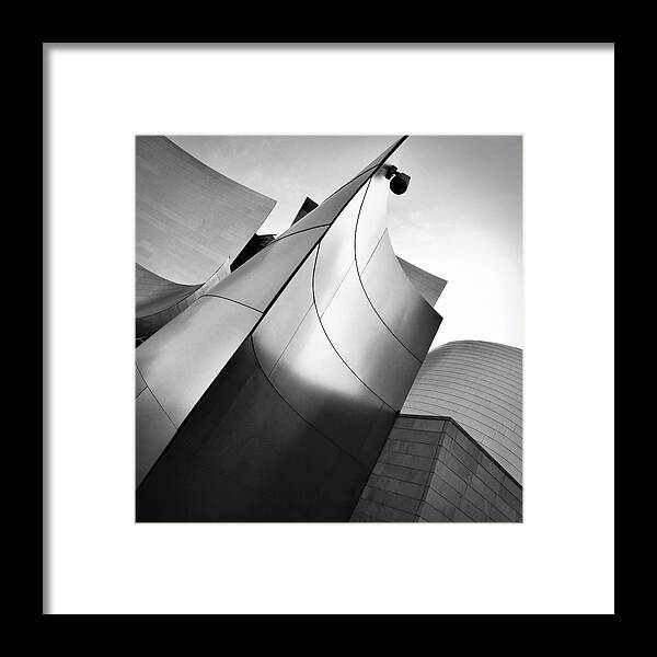 Architecture Framed Print featuring the photograph Architectural Shapes Walt Disney Concert Hall by Patrick Malon