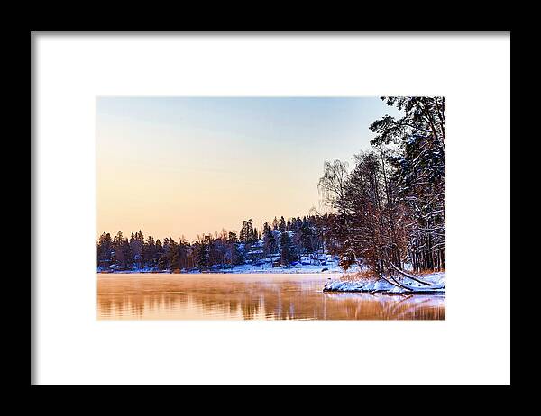 Fantasy Framed Print featuring the photograph Arctic morning by Alexander Farnsworth