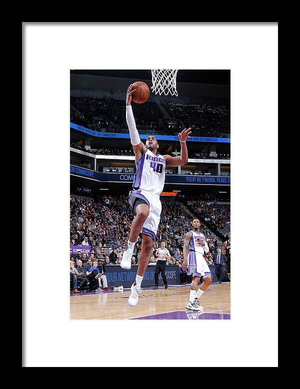 Arron Afflalo Framed Print featuring the photograph Arron Afflalo by Rocky Widner