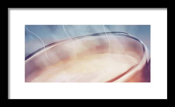 Coffee Framed Print featuring the digital art Art - Coffee the Right Way by Matthias Zegveld