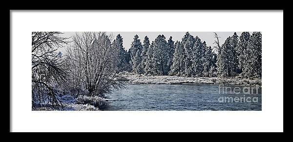 Art For The Wall...patzer Photography Framed Print featuring the photograph Art of Winter by Greg Patzer