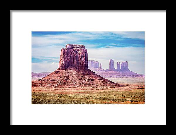 Monument Valley Photography Framed Print featuring the photograph Artist's Point by Marla Brown