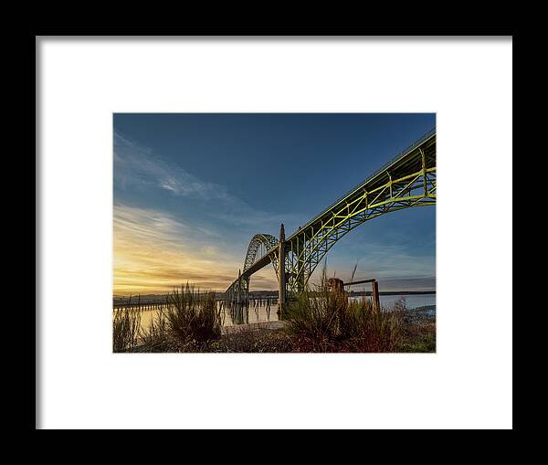 The Bridge Framed Print featuring the photograph As far as the Eye can See by Bill Posner