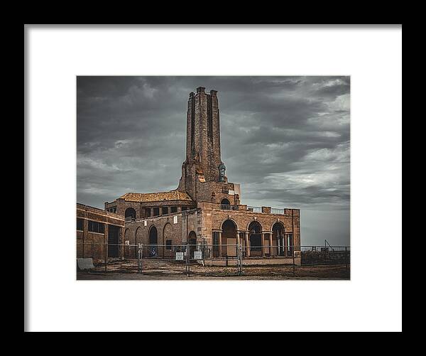 Nj Shore Photography Framed Print featuring the photograph Asbury Park Steam Power Plant by Steve Stanger