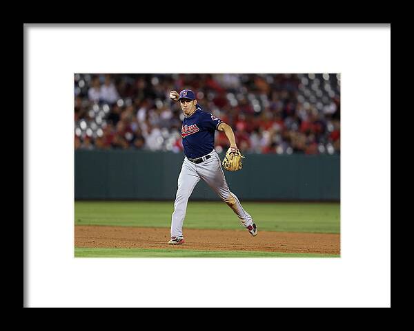 American League Baseball Framed Print featuring the photograph Asdrubal Cabrera by Jeff Gross