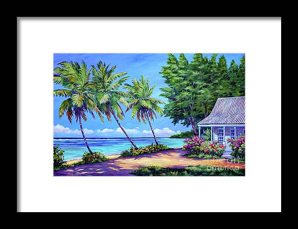Art Framed Print featuring the painting At the Island's End 2 by John Clark