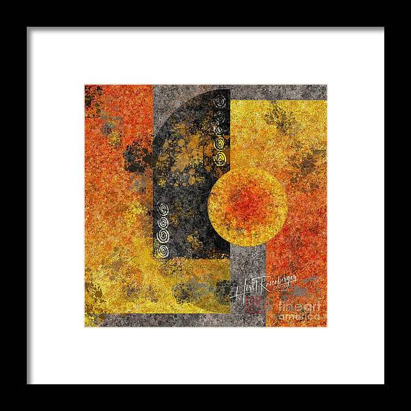 Abstract Framed Print featuring the painting At The Zenith Of Its Power by Horst Rosenberger