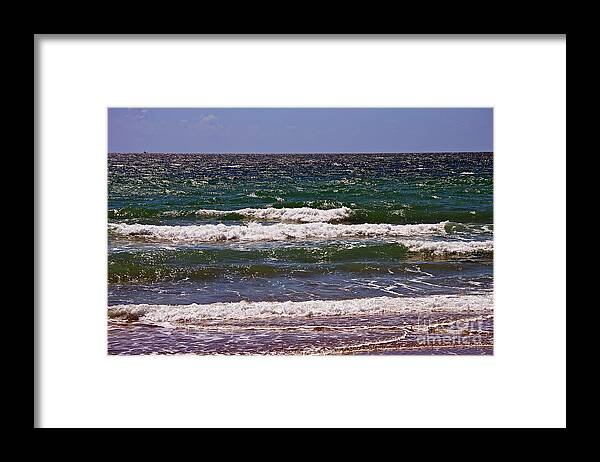 Atlantic Framed Print featuring the photograph Atlantic by Thomas Schroeder