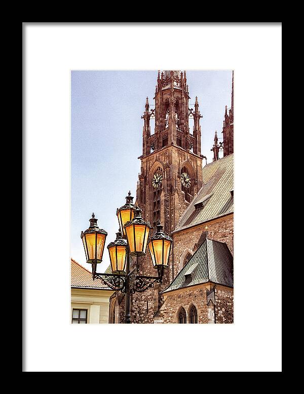 Cathedral Framed Print featuring the photograph Atop Petrov Hill by Iryna Goodall