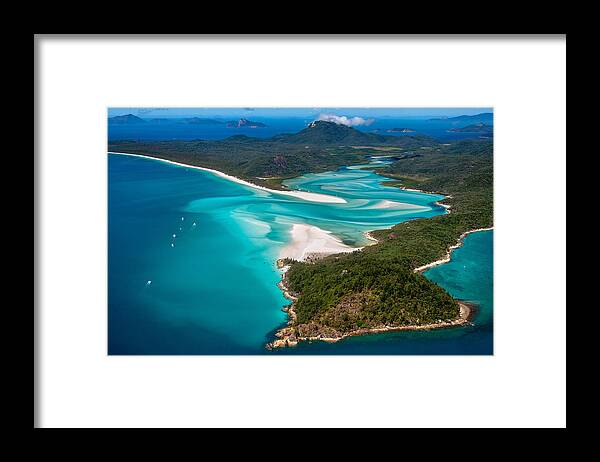 Whitsundays Framed Print featuring the photograph Australia - Whitsundays by Olivier Parent
