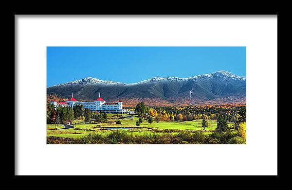 Autumn Framed Print featuring the photograph Autumn at the Mount Washington Crop by White Mountain Images
