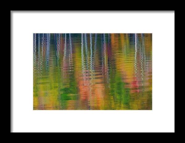 Kerr Lake Framed Print featuring the photograph Autumn Colors At Kerr Lake by Jurgen Lorenzen