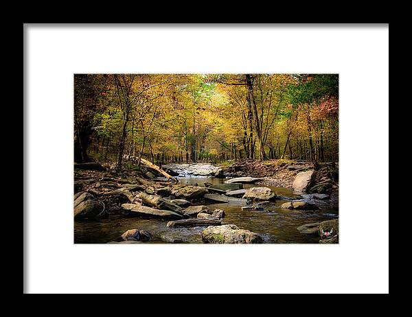 Creek Framed Print featuring the photograph Autumn Creek by Pam Rendall