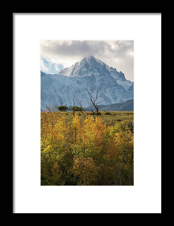 Colorado Framed Print featuring the painting Autumn Dreams by Aaron Spong