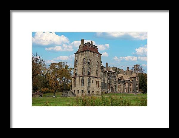 Autumn Framed Print featuring the photograph Autumn in Doylestown - Fonthill Castle by Bill Cannon