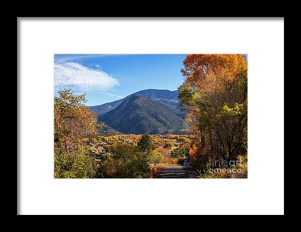 Taos Framed Print featuring the photograph Autumn in Valdez NM 2 by Elijah Rael
