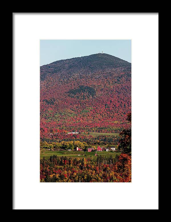 Vermont Framed Print featuring the photograph Autumn in Vermont by Tim Kirchoff