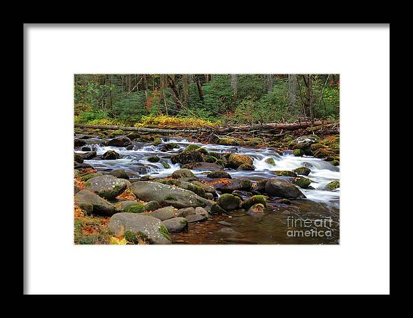 River Framed Print featuring the photograph Autumn Lullabye by Rick Lipscomb