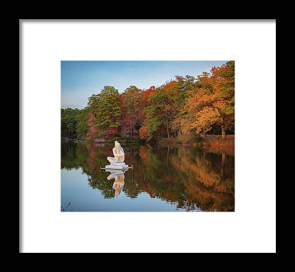 Autumn Framed Print featuring the photograph Autumn Reflections by Lori Rowland