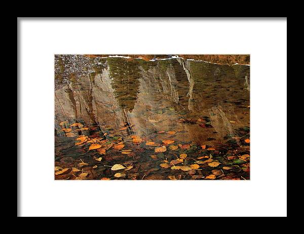 Yosemite Framed Print featuring the photograph Autumn Reflections by Walter Fahmy