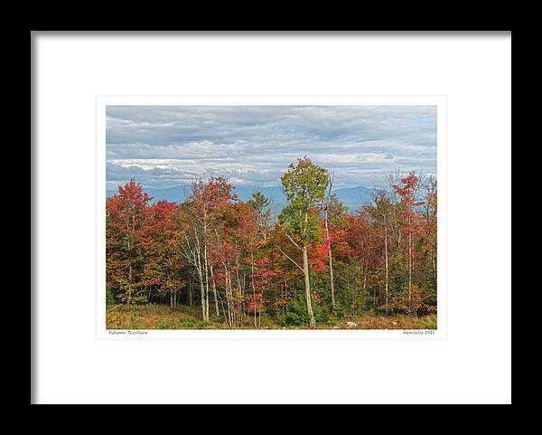 Minnewaska Framed Print featuring the photograph Autumn Tessitura The Signature Series by Angelo Marcialis