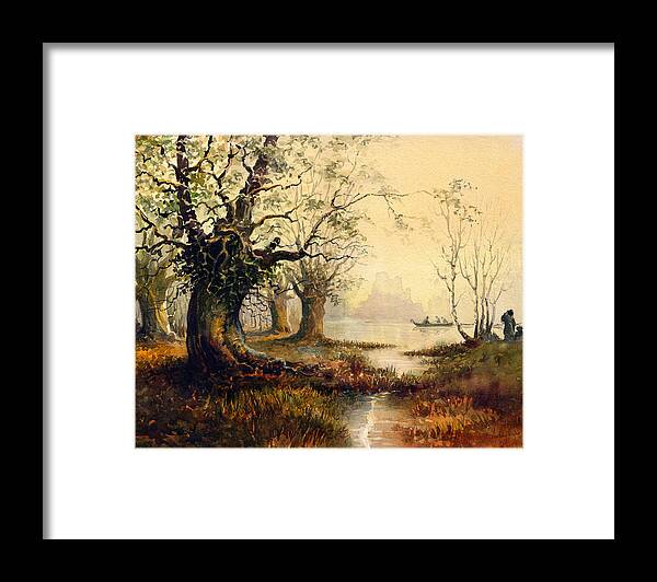 Avalon Framed Print featuring the painting Avalon by Anthony Forster