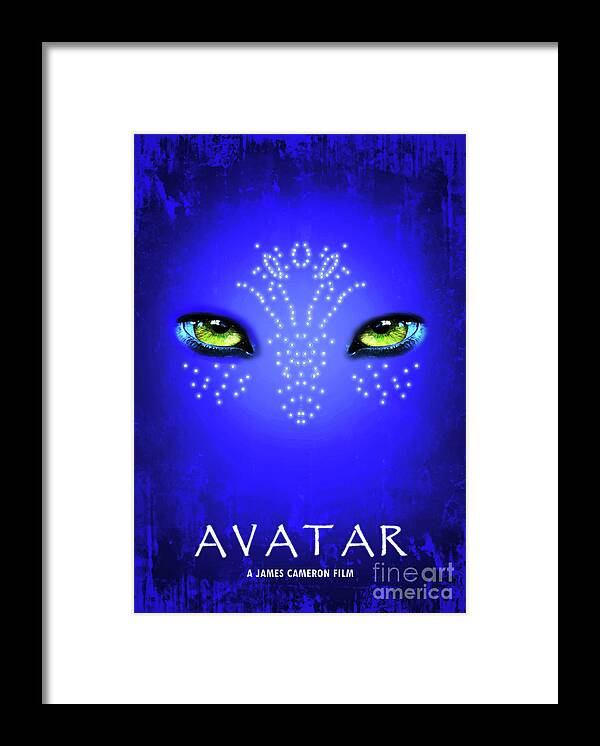 Movie Poster Framed Print featuring the digital art Avatar by Bo Kev