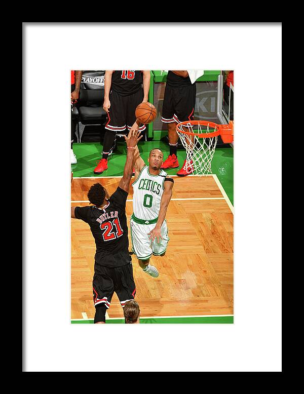 Playoffs Framed Print featuring the photograph Avery Bradley by Jesse D. Garrabrant