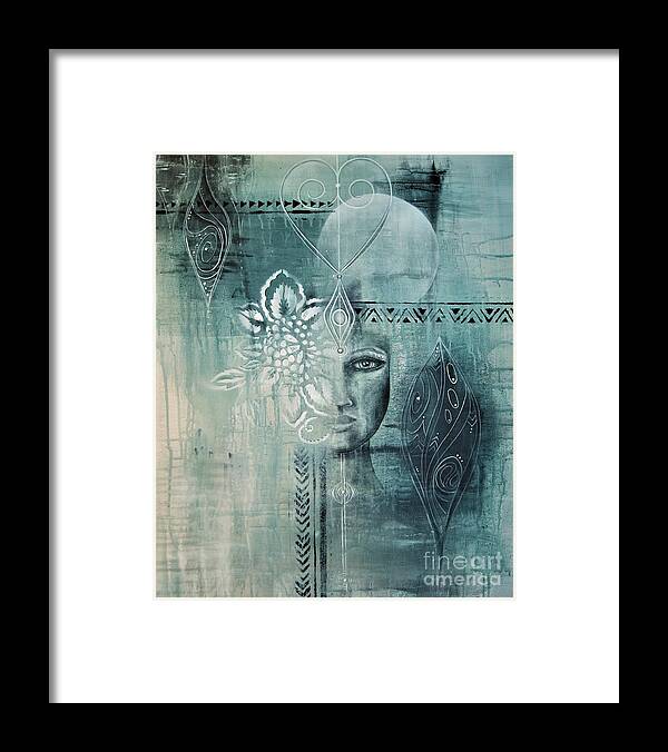  Framed Print featuring the painting Awakened 1 by Reina Cottier