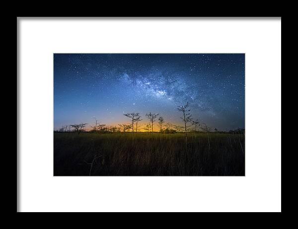 Milky Way Framed Print featuring the photograph Awakenings by Mark Andrew Thomas