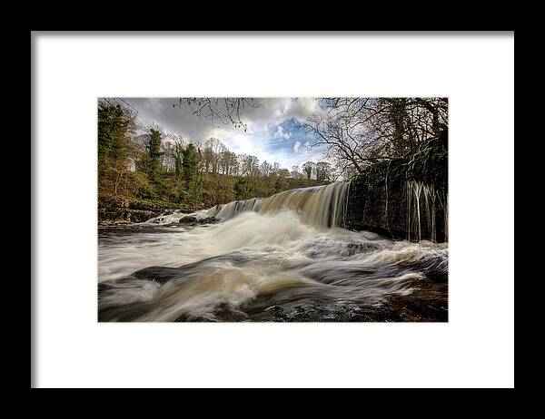 Aysgarth Falls Framed Print featuring the photograph Aysgarth Falls, Yorkshire Dales by Paul Thompson