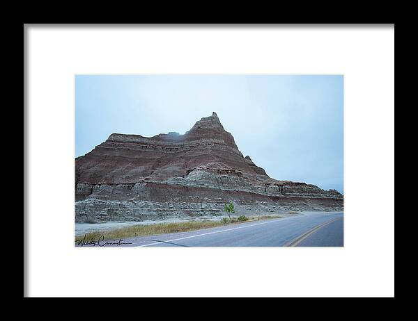  Framed Print featuring the photograph Badlands 9 by Wendy Carrington