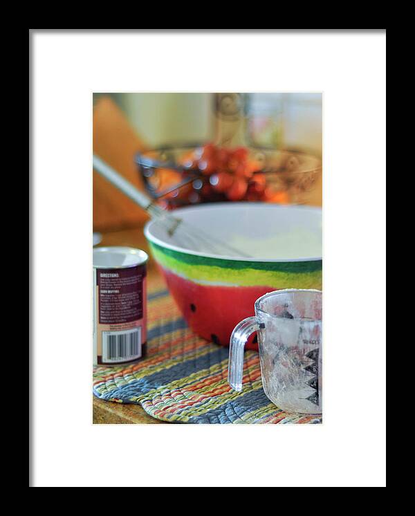 Baking Framed Print featuring the photograph Baking With a Whisk by Cordia Murphy