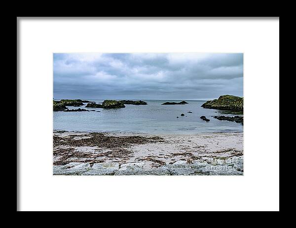 Ballintoy Harbour Framed Print featuring the photograph Ballintoy Harbour Northern Ireland by Veronica Batterson
