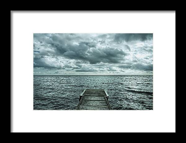 Kapelleudden Framed Print featuring the photograph Baltic Sea from Kapelleudden by Elaine Berger