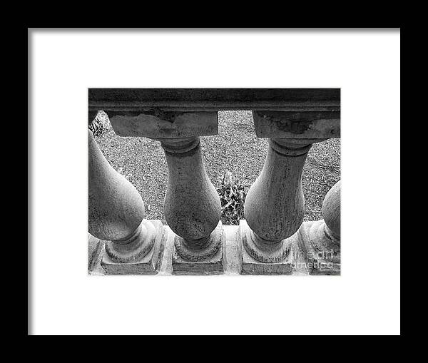 Baluster Framed Print featuring the photograph Baluster Art - Study I by Doc Braham