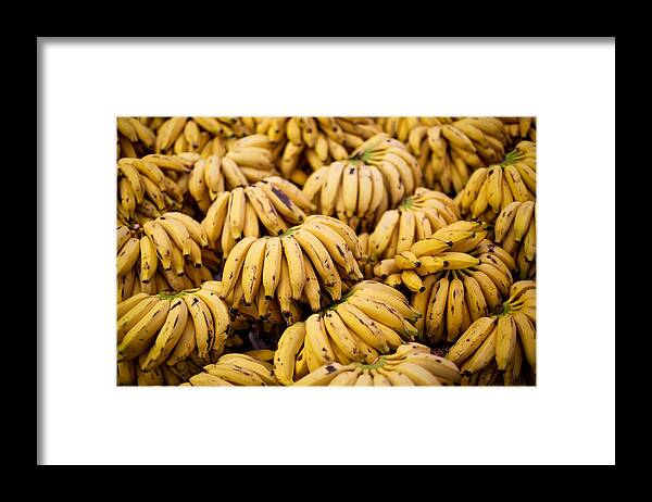Freight Transportation Framed Print featuring the photograph Bananas by Image Source