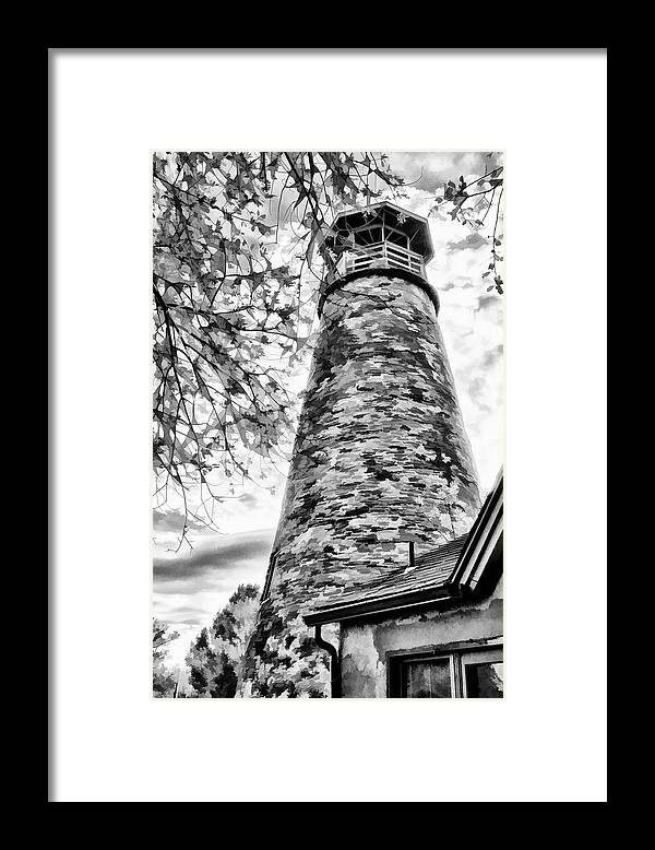 2017 Framed Print featuring the photograph Barcelona Lighthouse by Monroe Payne