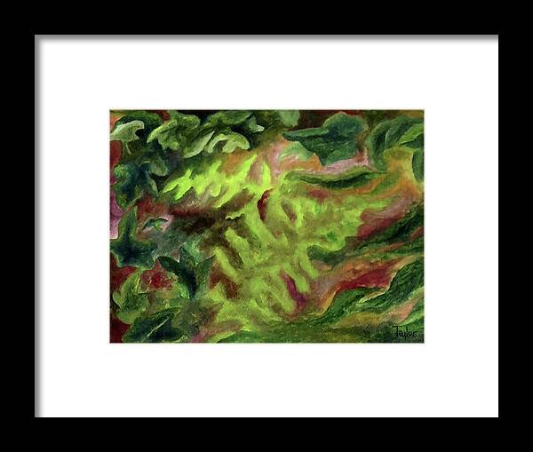 Ivy Framed Print featuring the painting Baroque Foliage by FT McKinstry