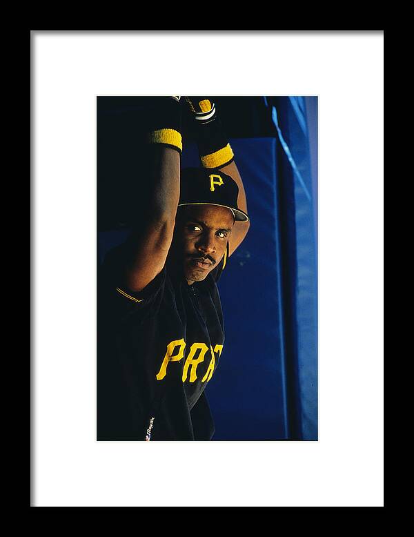 National League Baseball Framed Print featuring the photograph Barry Bonds by Ronald C. Modra/sports Imagery